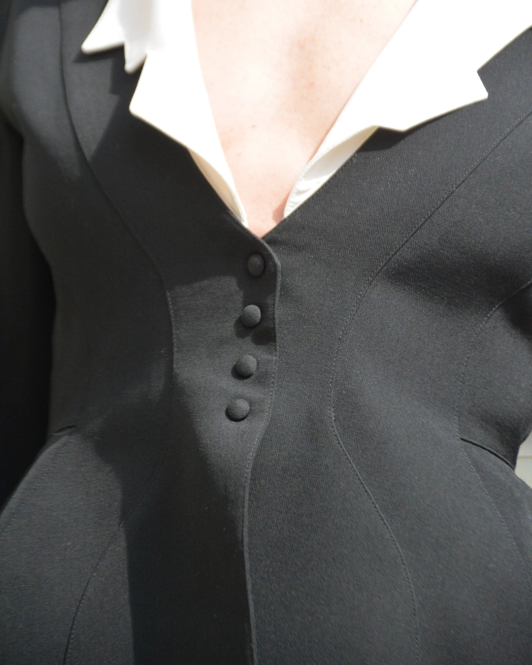 Vintage Thierry Mugler Spring 1994 Jacket with Detachable Lapel