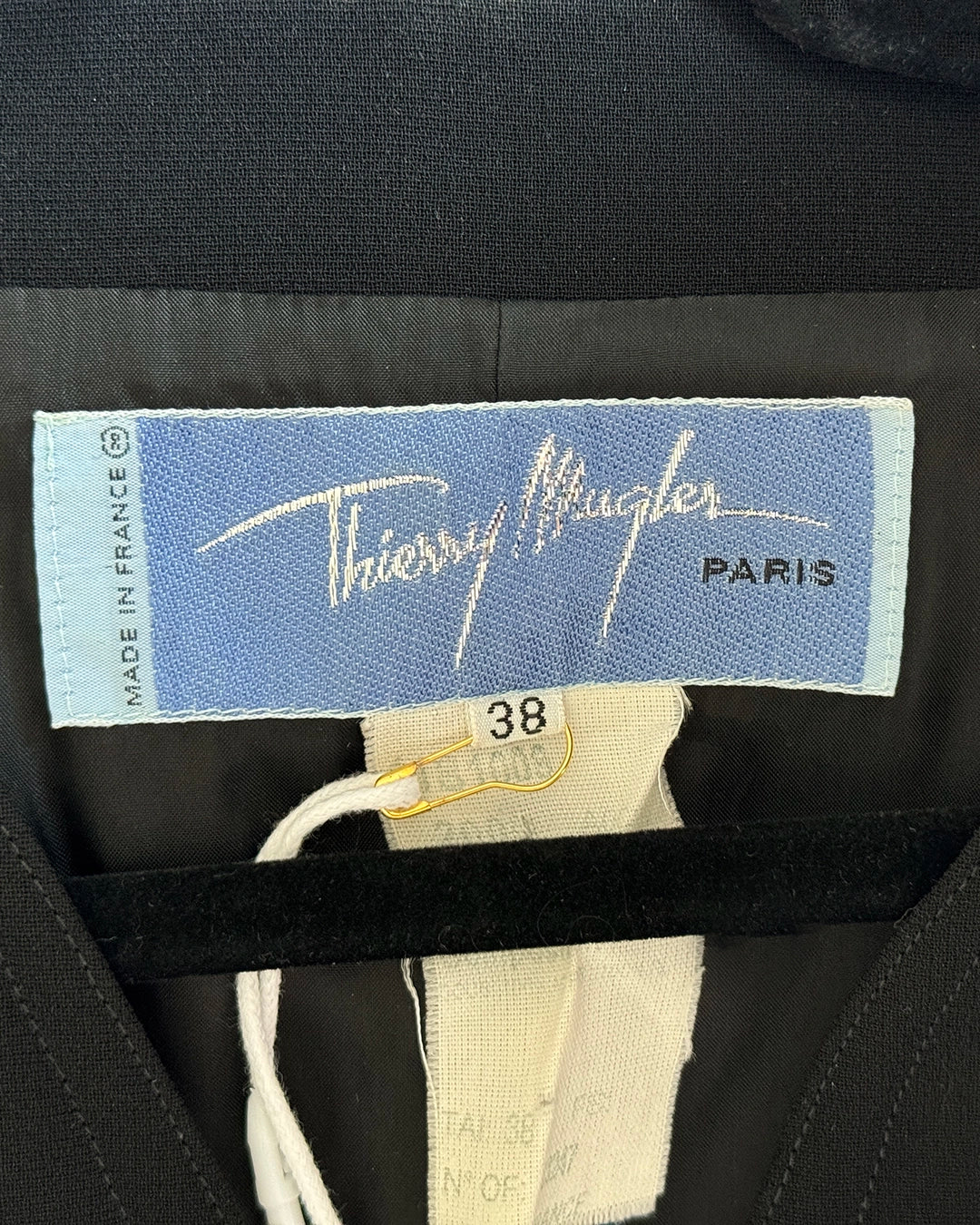 Vintage Thierry Mugler Spring 2000 Jacket with Lucite Buckle Detail