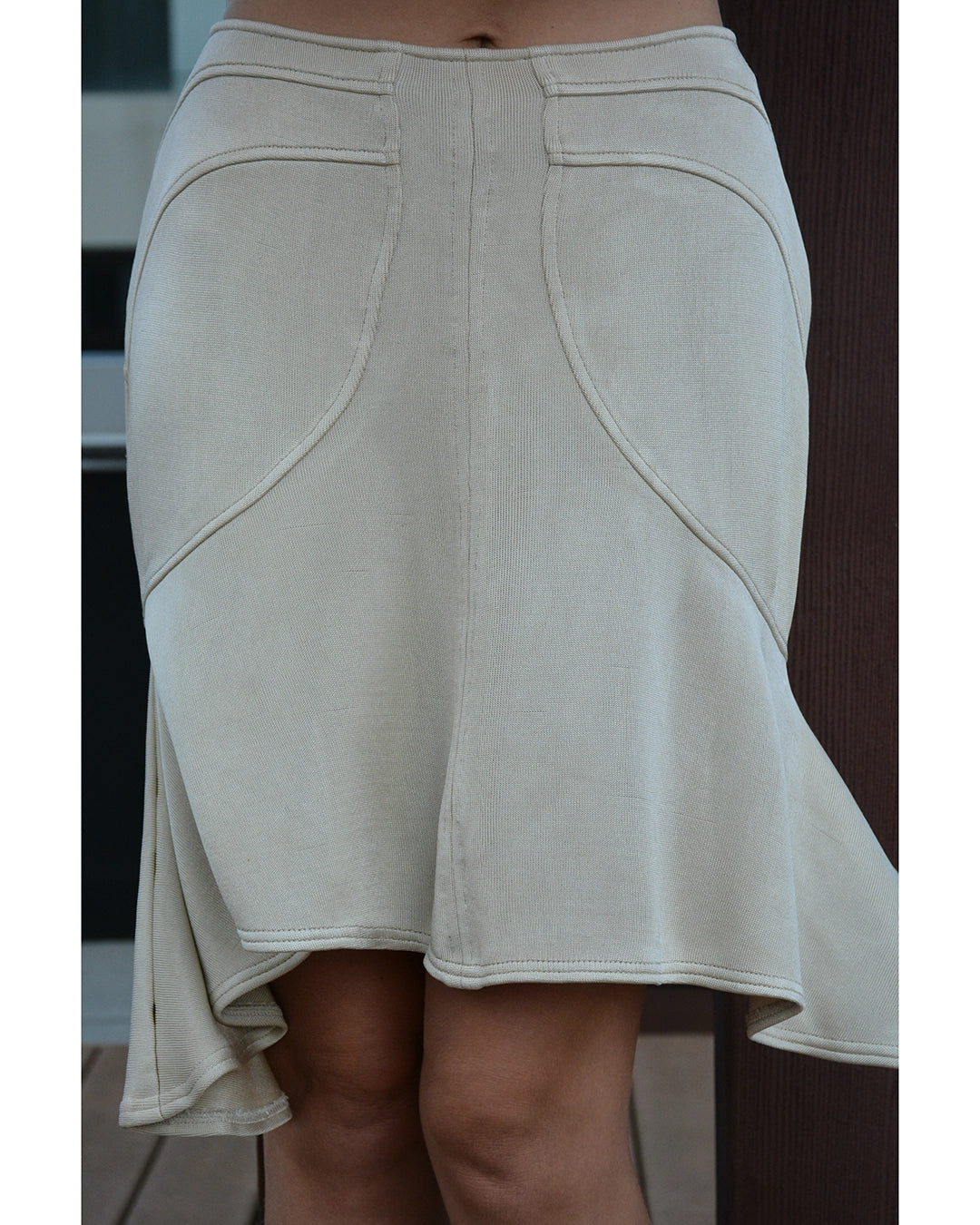 Vintage Versace Fall 2005 Bandage Trumpet Skirt