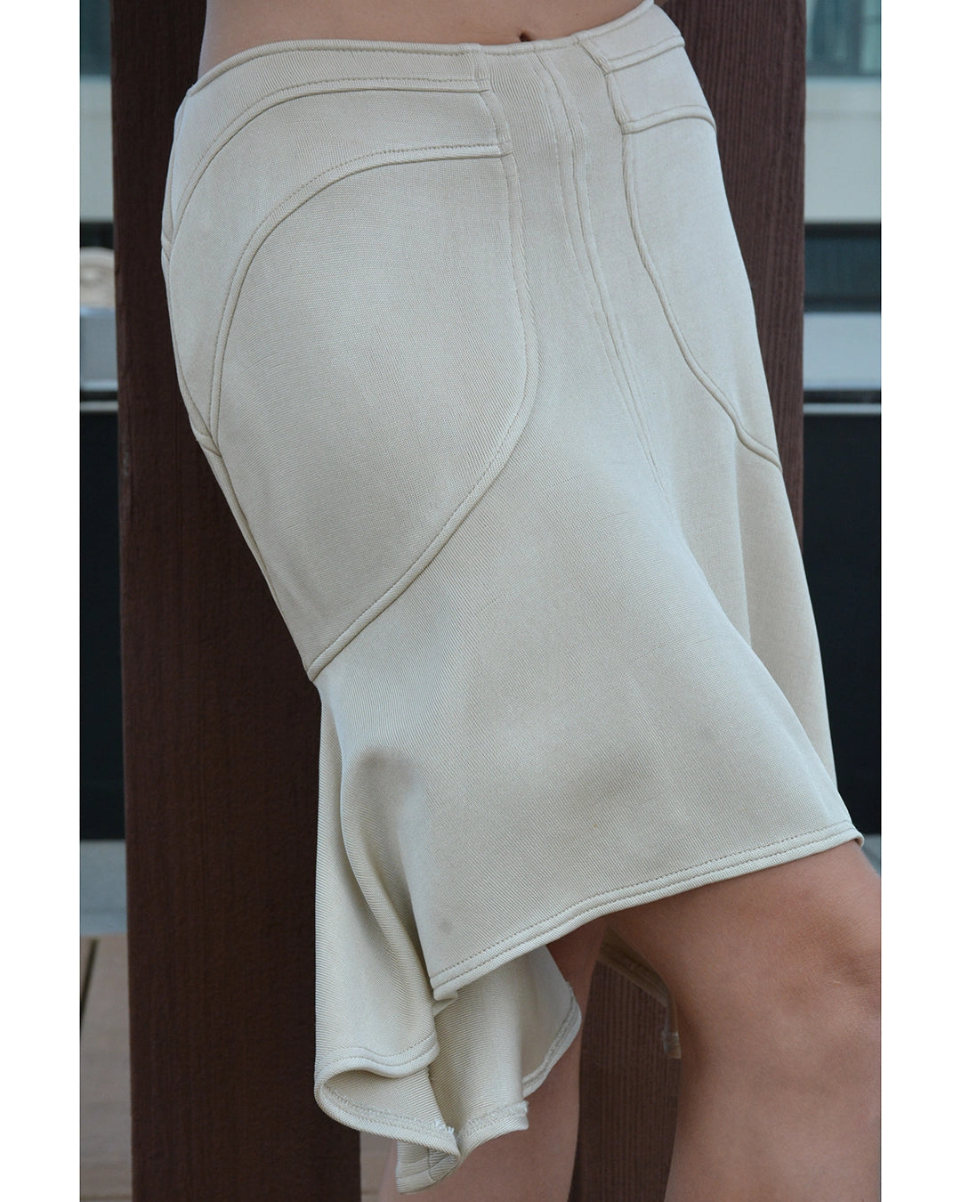 Vintage Versace Fall 2005 Bandage Trumpet Skirt