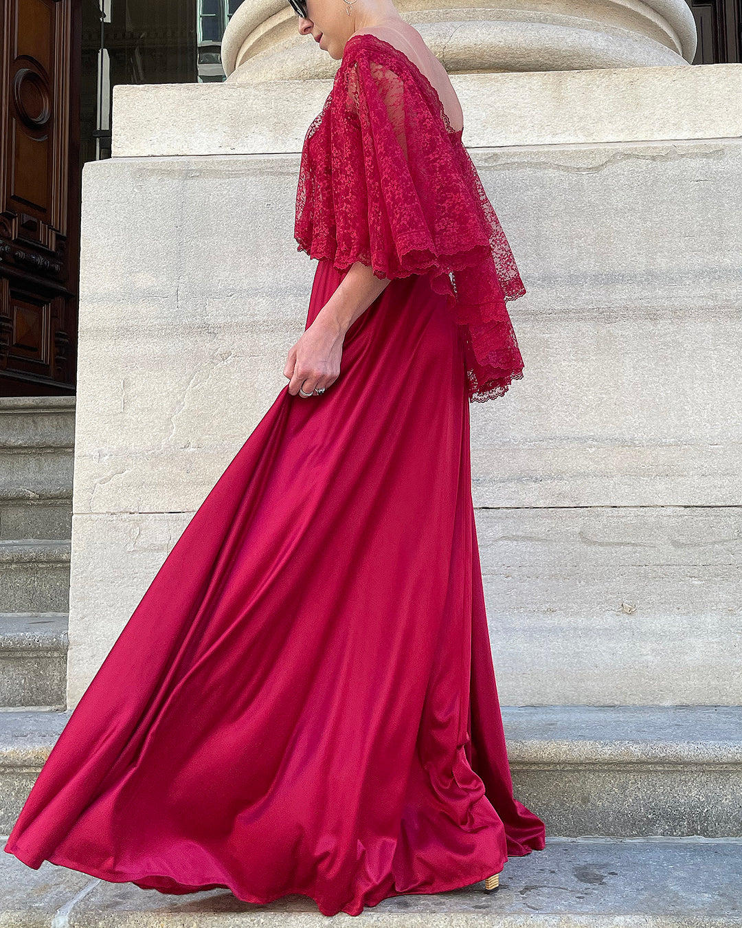 US$333.98-Pink Short Sleeveless Tassel Beading Evening Dresses Latest Design  High Collar Tulle Formal Dress Serene Hill La60997 -Description