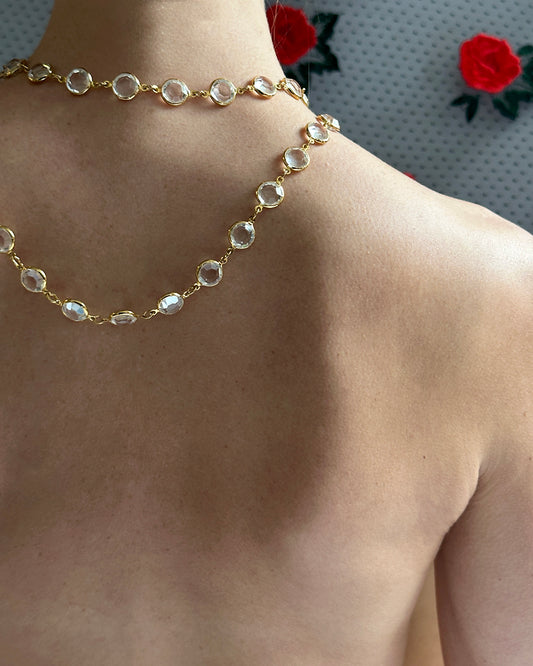 Georgian Style Rose-Cut Riviere Necklace