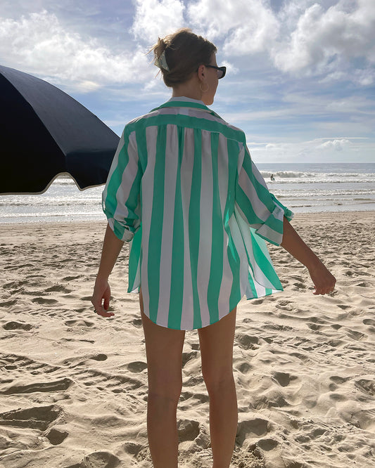 Vintage Menswear-Inspired Striped Shirt | XS-L