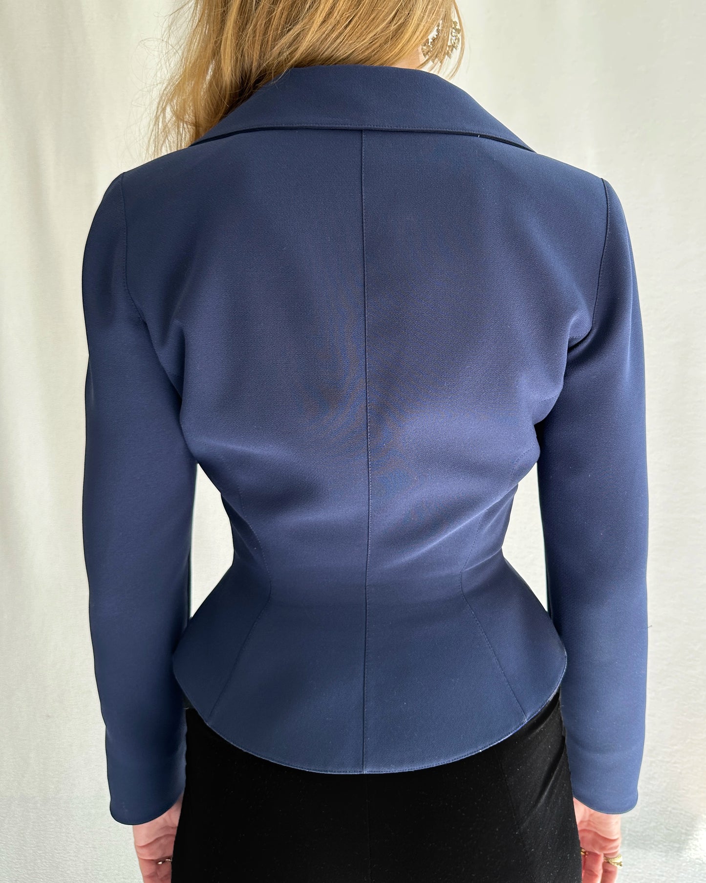 VINTAGE THIERRY MUGLER JACKET with anchor accents, circa 1989